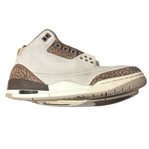 Nike Jordan Mocha Cream and Brown Men's Sneaker *no laces no insole*